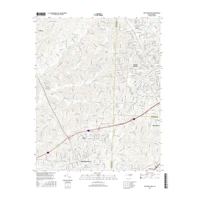 2016 Map of High Point West, 2016 Print