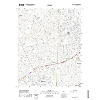 2019 Map of High Point West, 2019 Print