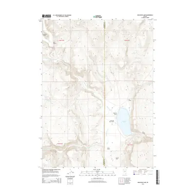 2015 Map of High Rock Lake, 2015 Print