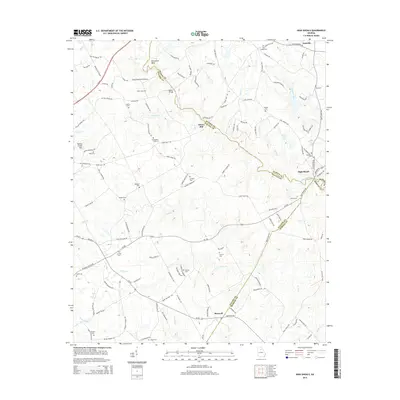 2014 Map of High Shoals, 2014 Print
