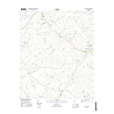 2017 Map of High Shoals, 2017 Print