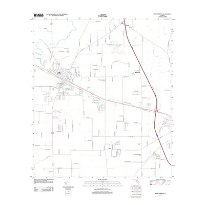 2012 Map of High Springs, 2012 Print