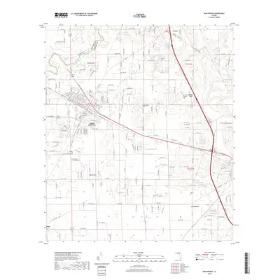 2018 Map of High Springs, 2018 Print
