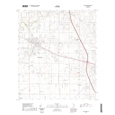2021 Map of High Springs, 2021 Print