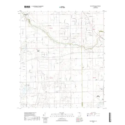 2018 Map of High Springs SW, 2018 Print
