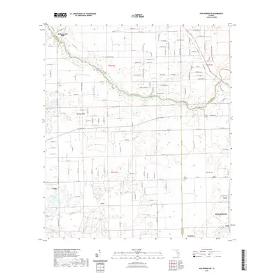 2021 Map of High Springs SW, 2021 Print