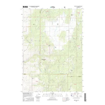 2017 Map of High Valley, 2017 Print