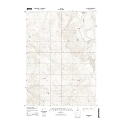 2013 Map of Higham Peak, 2013 Print
