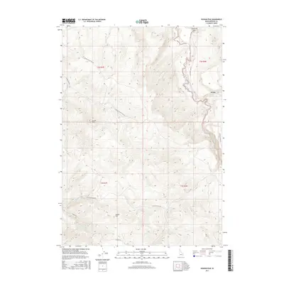 2017 Map of Higham Peak, 2017 Print