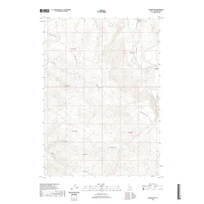 2020 Map of Higham Peak, 2020 Print