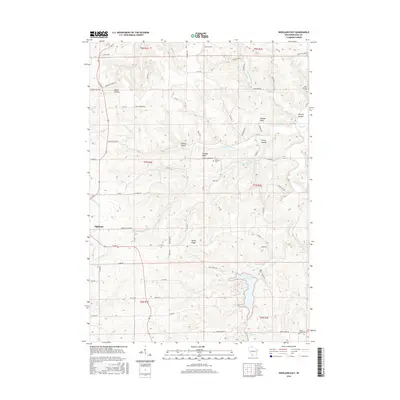 2016 Map of Highland East, 2016 Print