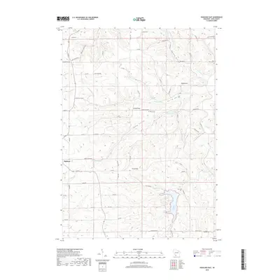 2018 Map of Highland East, 2018 Print