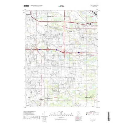 2019 Map of Highland, 2019 Print