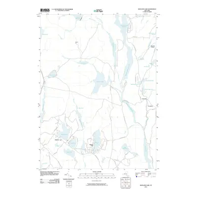 2010 Map of Highland Lake, 2010 Print