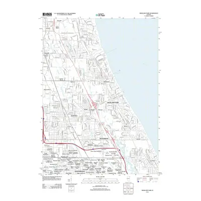 2012 Map of Highland Park, 2012 Print
