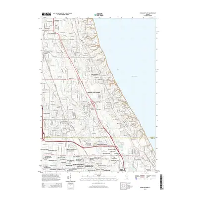 2015 Map of Highland Park, 2015 Print