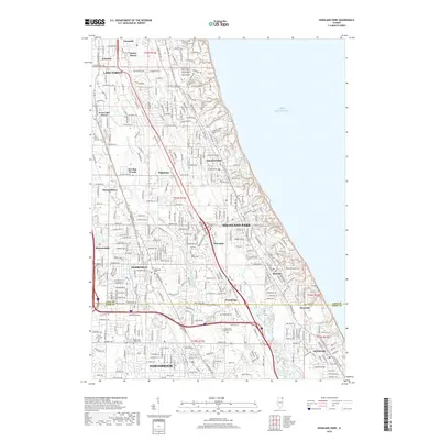 2018 Map of Highland Park, 2018 Print