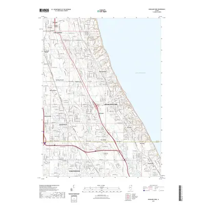 2021 Map of Highland Park, 2021 Print