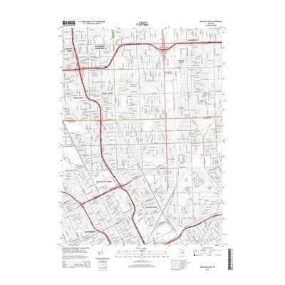 2014 Map of Highland Park, 2014 Print