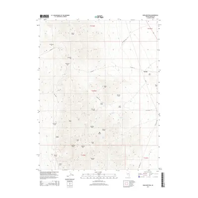 2014 Map of Highland Peak, 2014 Print