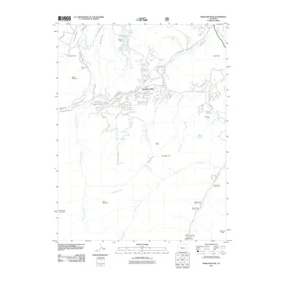 2011 Map of Highland Peak, 2011 Print