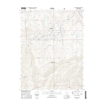 2016 Map of Highland Peak, 2016 Print
