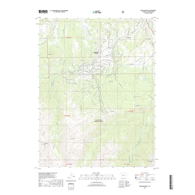 2019 Map of Highland Peak, 2019 Print