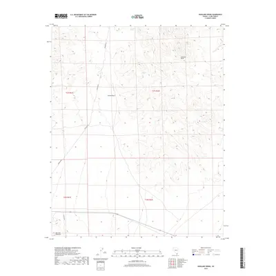 2018 Map of Highland Spring, 2018 Print