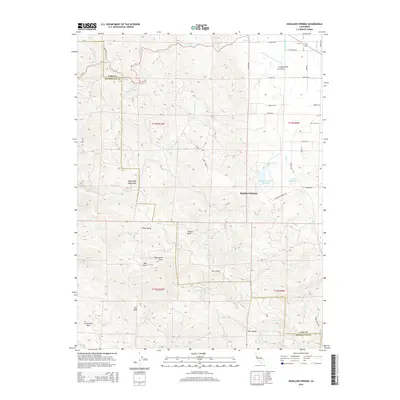 2015 Map of Highland Springs, 2015 Print