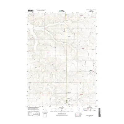 2016 Map of Highland West, 2016 Print