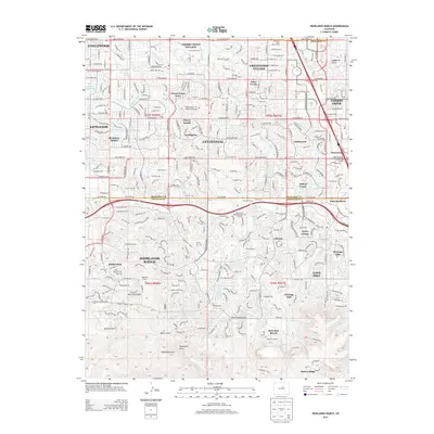 2013 Map of Highlands Ranch, 2013 Print