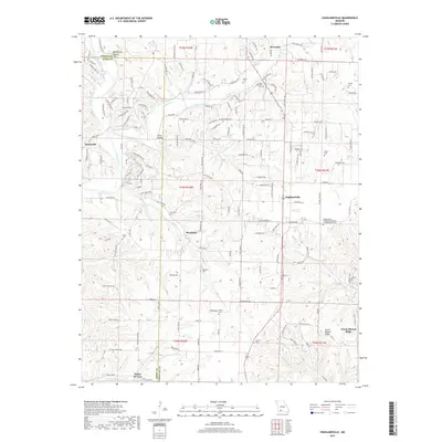 2017 Map of Highlandville, 2017 Print