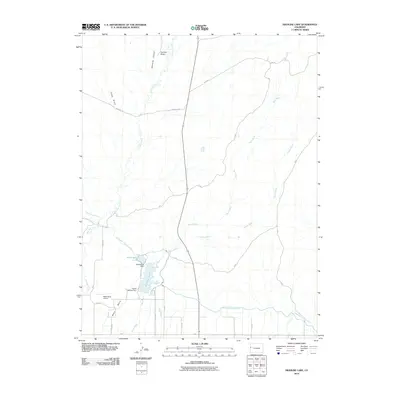2010 Map of Highline Lake, 2010 Print