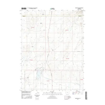 2016 Map of Highline Lake, 2016 Print