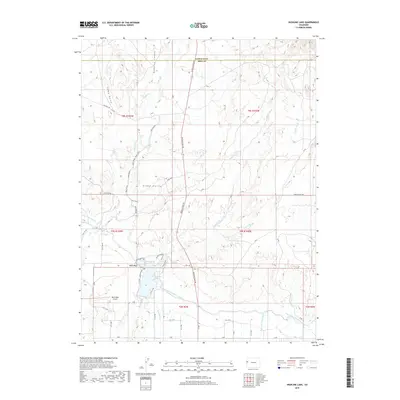 2019 Map of Highline Lake, 2019 Print