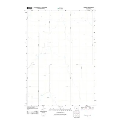 2012 Map of Highmore NE, 2012 Print