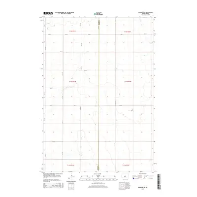 2015 Map of Highmore NE, 2015 Print