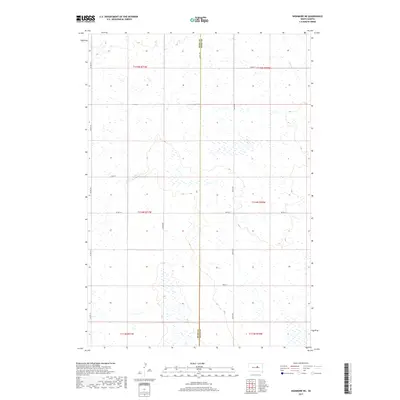 2017 Map of Highmore NE, 2017 Print