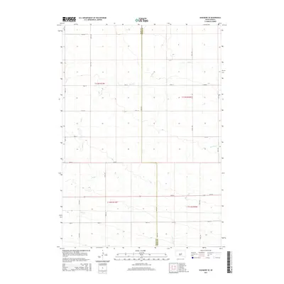 2015 Map of Highmore SE, 2015 Print