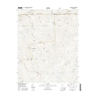 2014 Map of Hightower Bald, 2014 Print