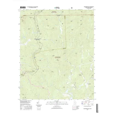 2017 Map of Hightower Bald, 2017 Print