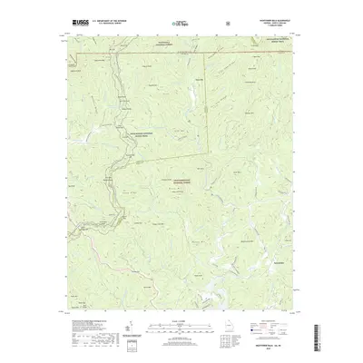 2020 Map of Hightower Bald, 2020 Print