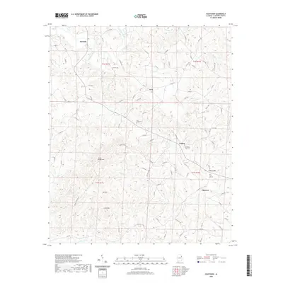 2020 Map of Hightower, 2020 Print
