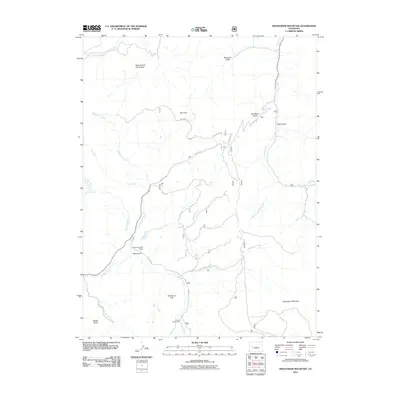 2011 Map of Hightower Mountain, 2011 Print