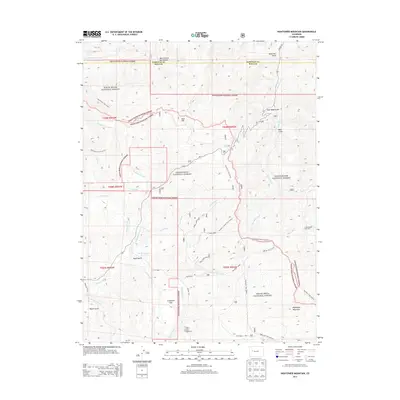 2013 Map of Hightower Mountain, 2013 Print