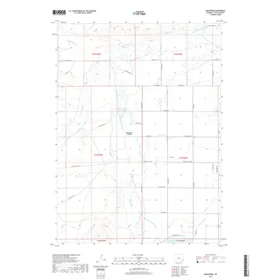 2017 Map of Hightower, 2017 Print