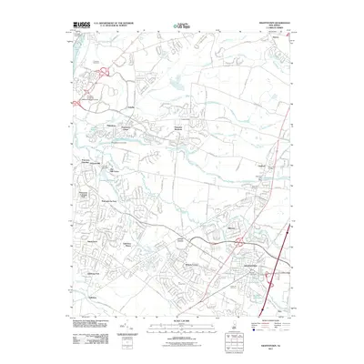 2011 Map of Hightstown, 2011 Print