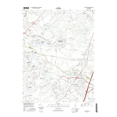 2016 Map of Hightstown, 2016 Print