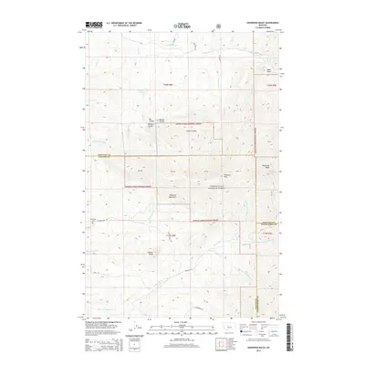 2014 Map of Highwood Baldy, 2014 Print