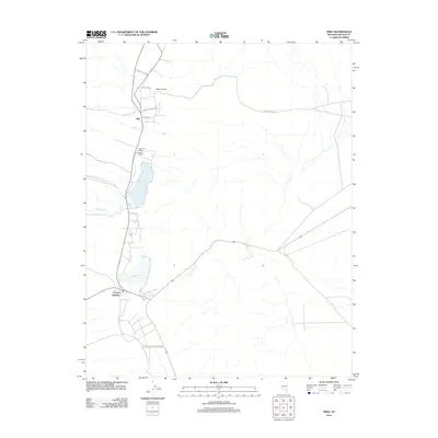 2012 Map of Hiko, 2012 Print